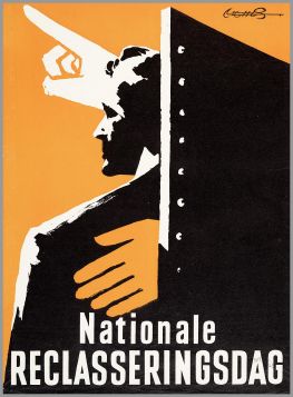 Frans Mettes, 1950, Poster nationale collecte voor de reclassering